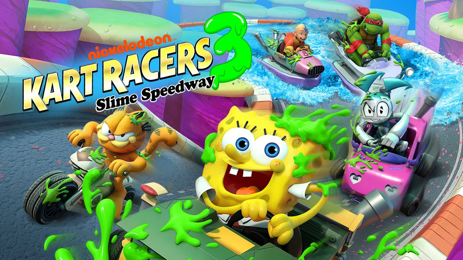 Nickelodeon Kart Racers 3: Slime Speedway artwork