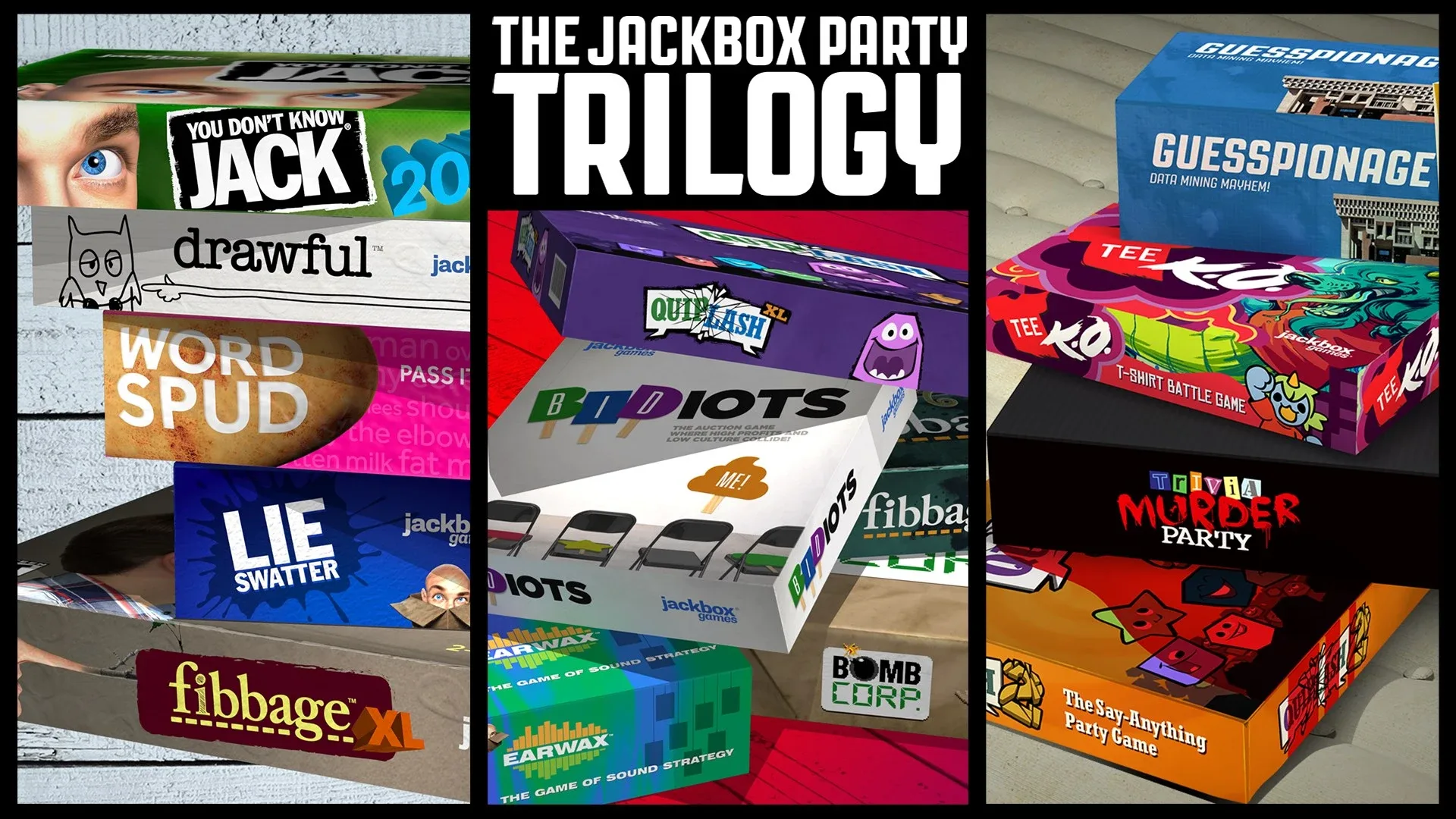 The Jackbox Party Trilogy