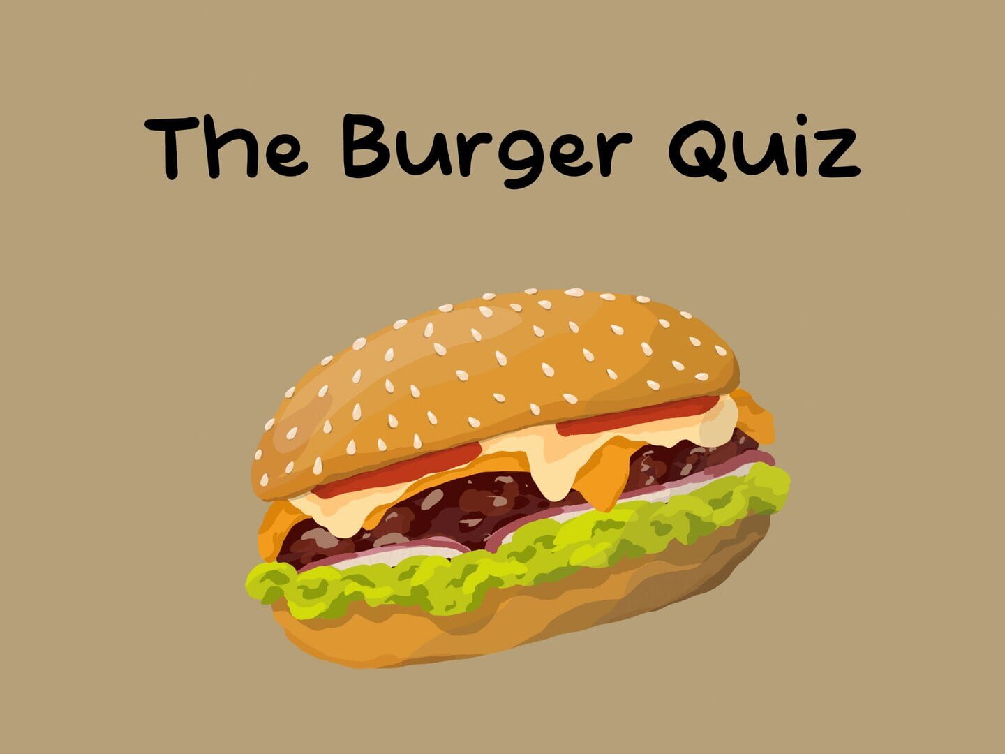 Arte - The Burger Quiz