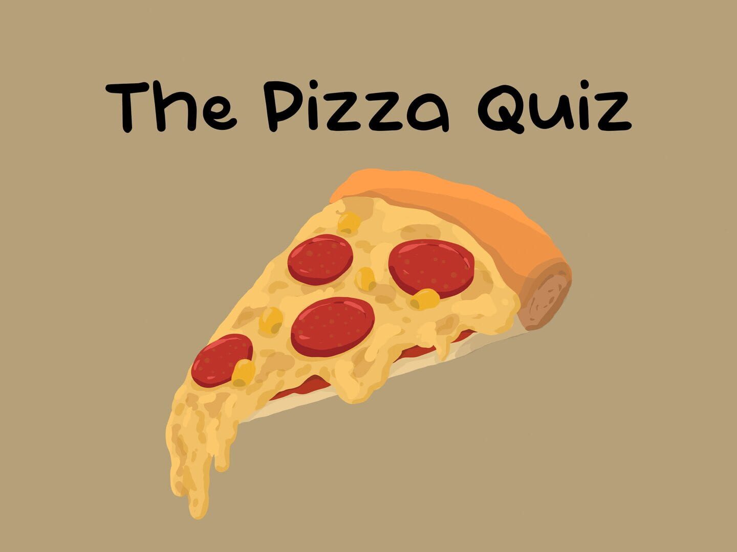 Arte - The Pizza Quiz