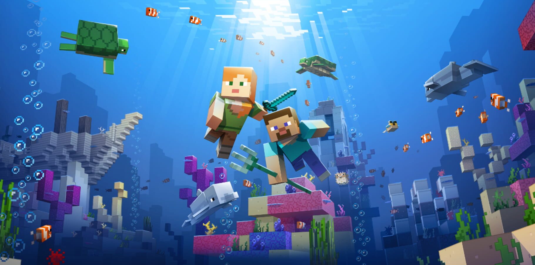 Minecraft: Update Aquatic artwork