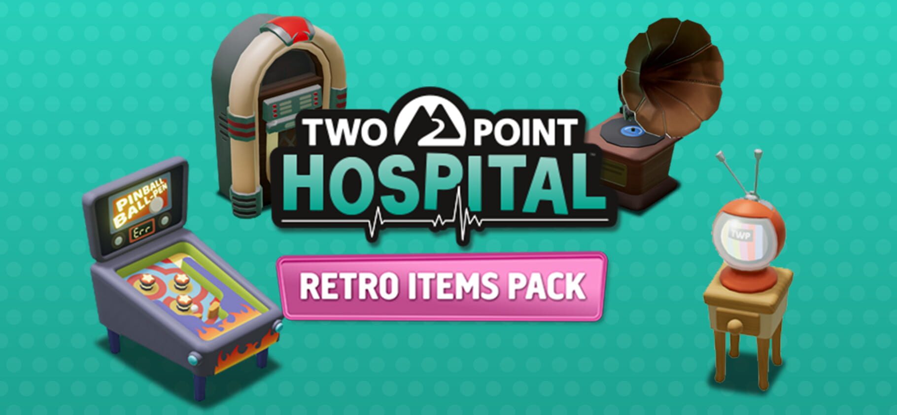 Two Point Hospital: Retro Items Pack artwork