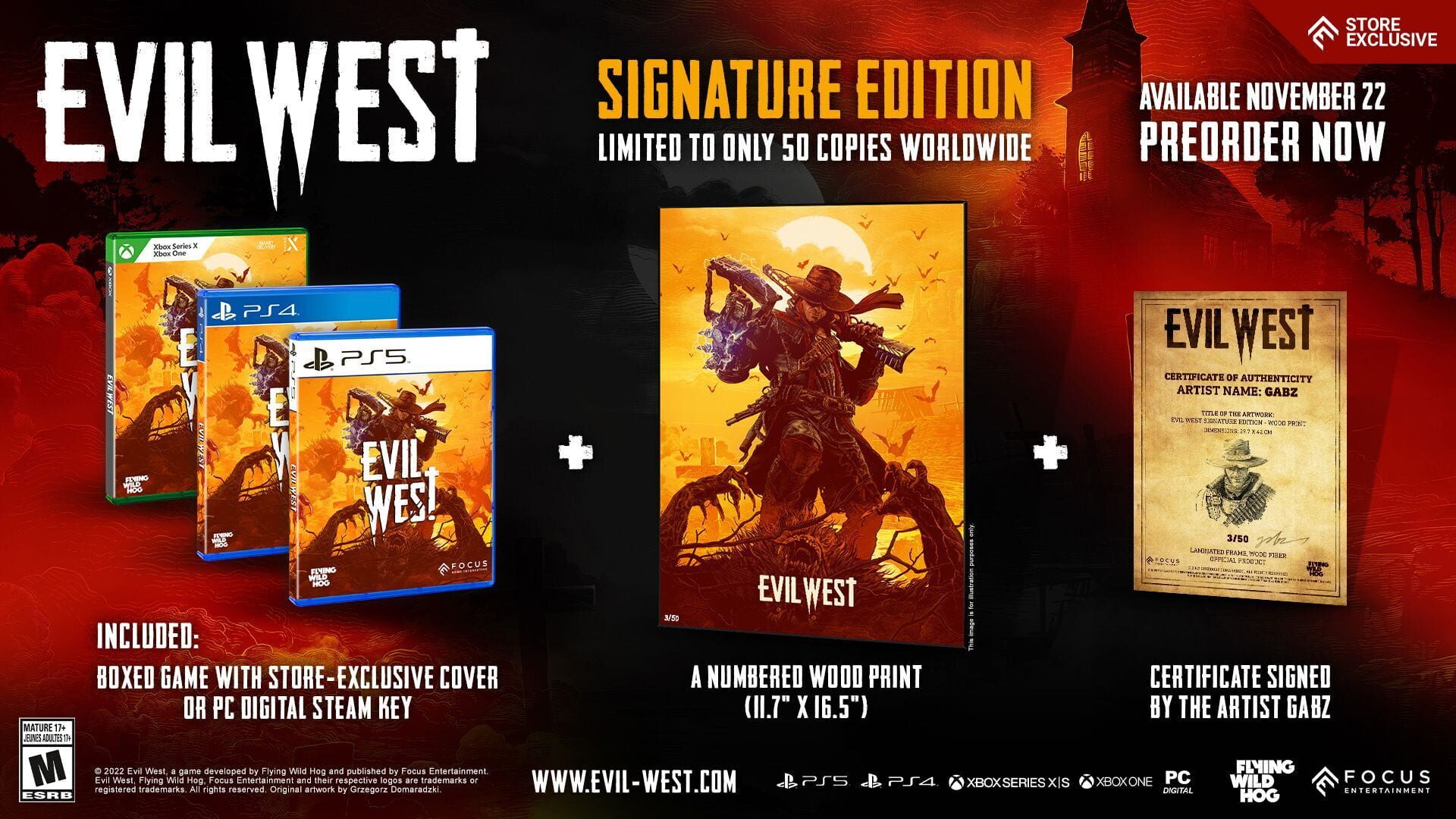 Artwork for Evil West: Signature Edition