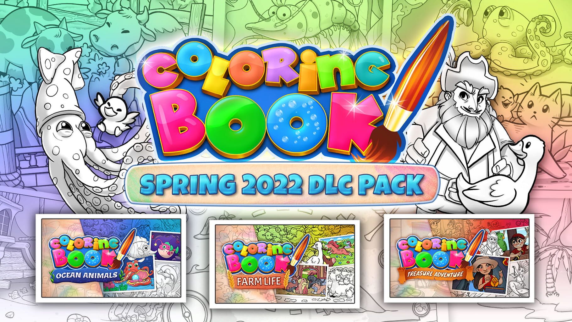Coloring Book: Spring 2022 DLC Pack artwork
