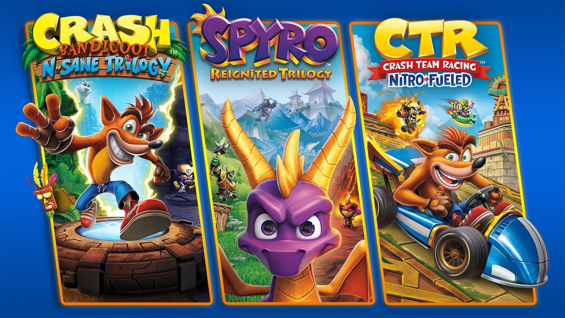 Crash + Spyro Triple Play Bundle Image