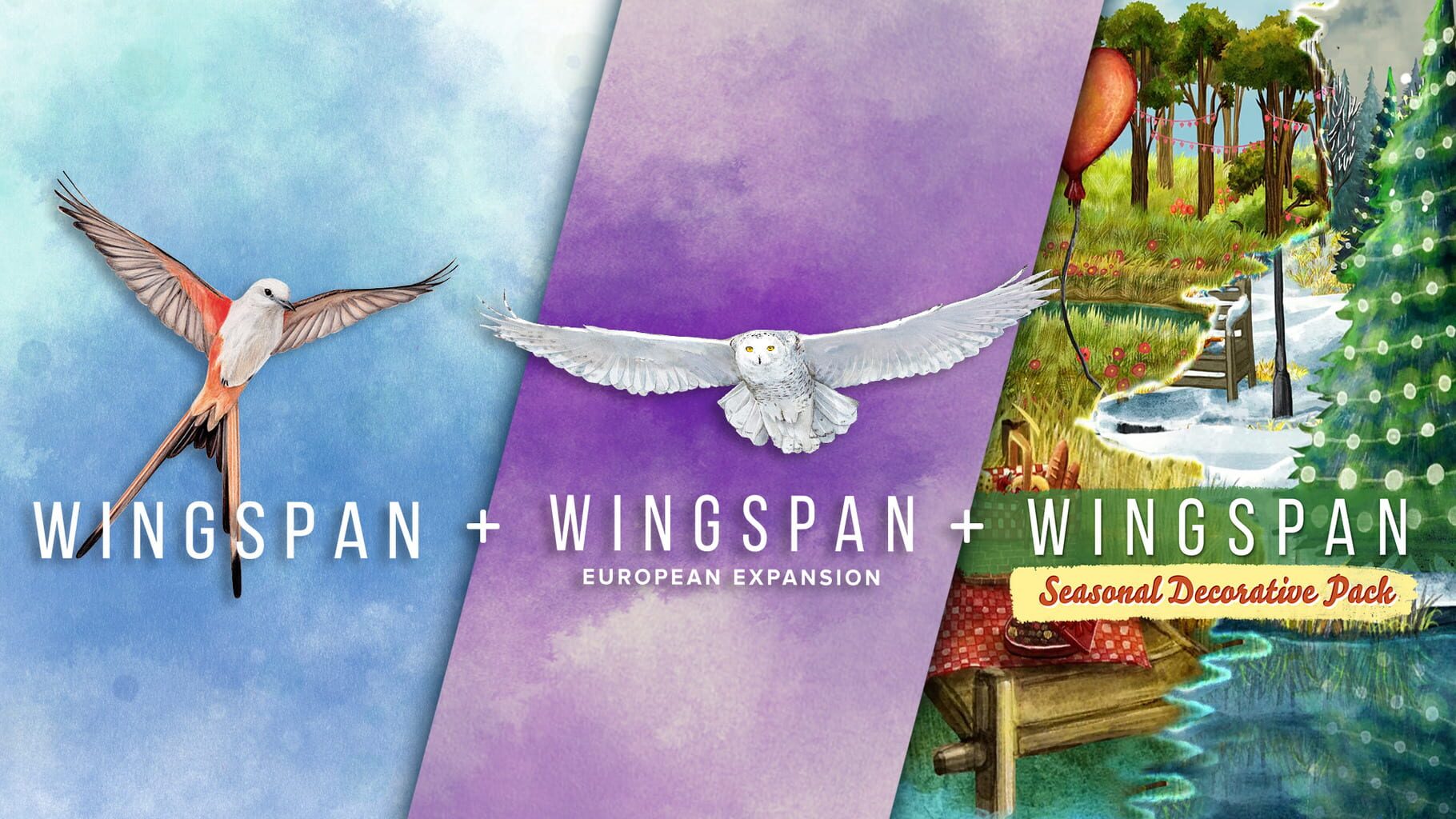 Wingspan + European Expansion + Seasonal Decorative Pack artwork