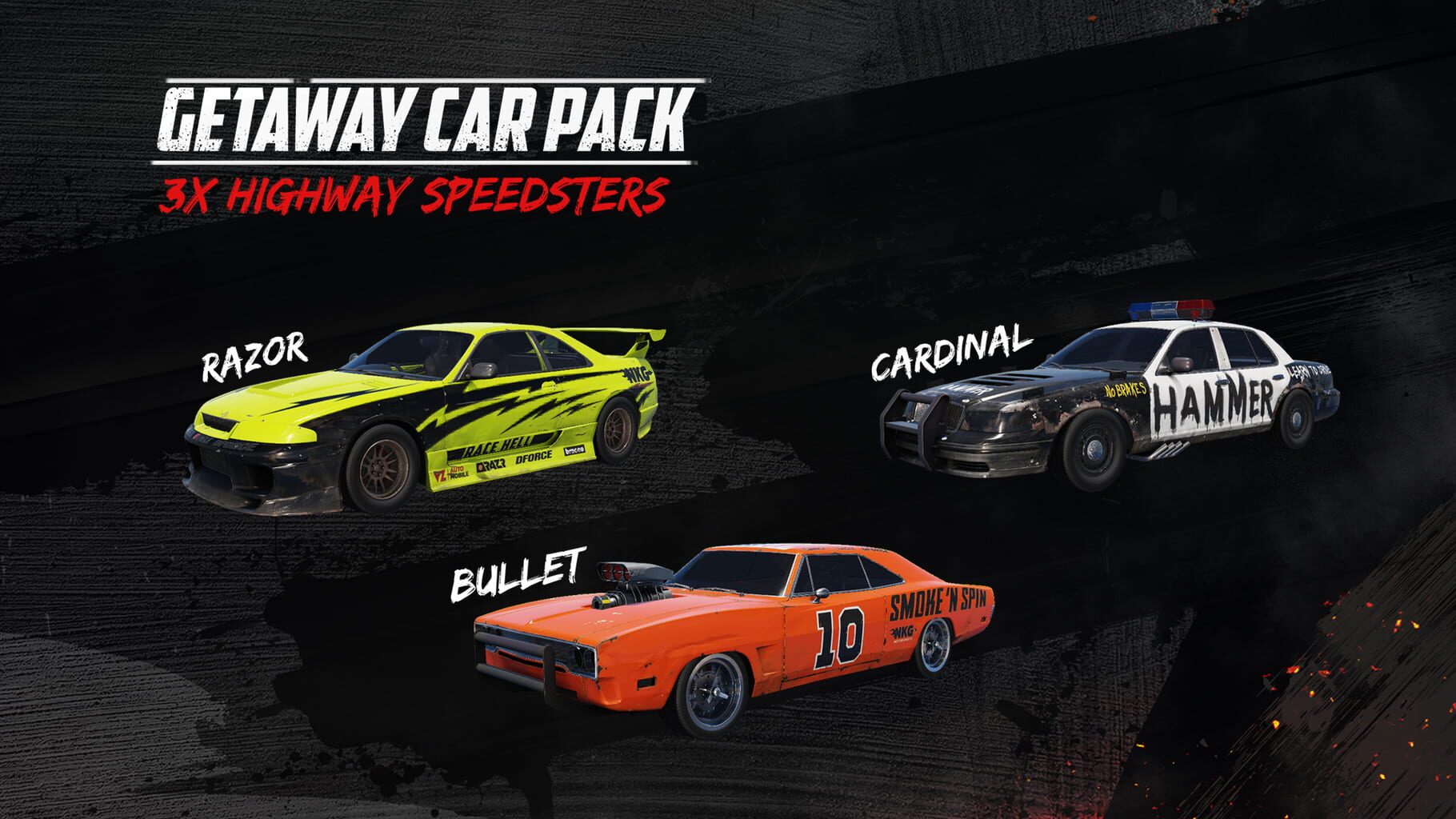 Wreckfest: Getaway Car Pack artwork