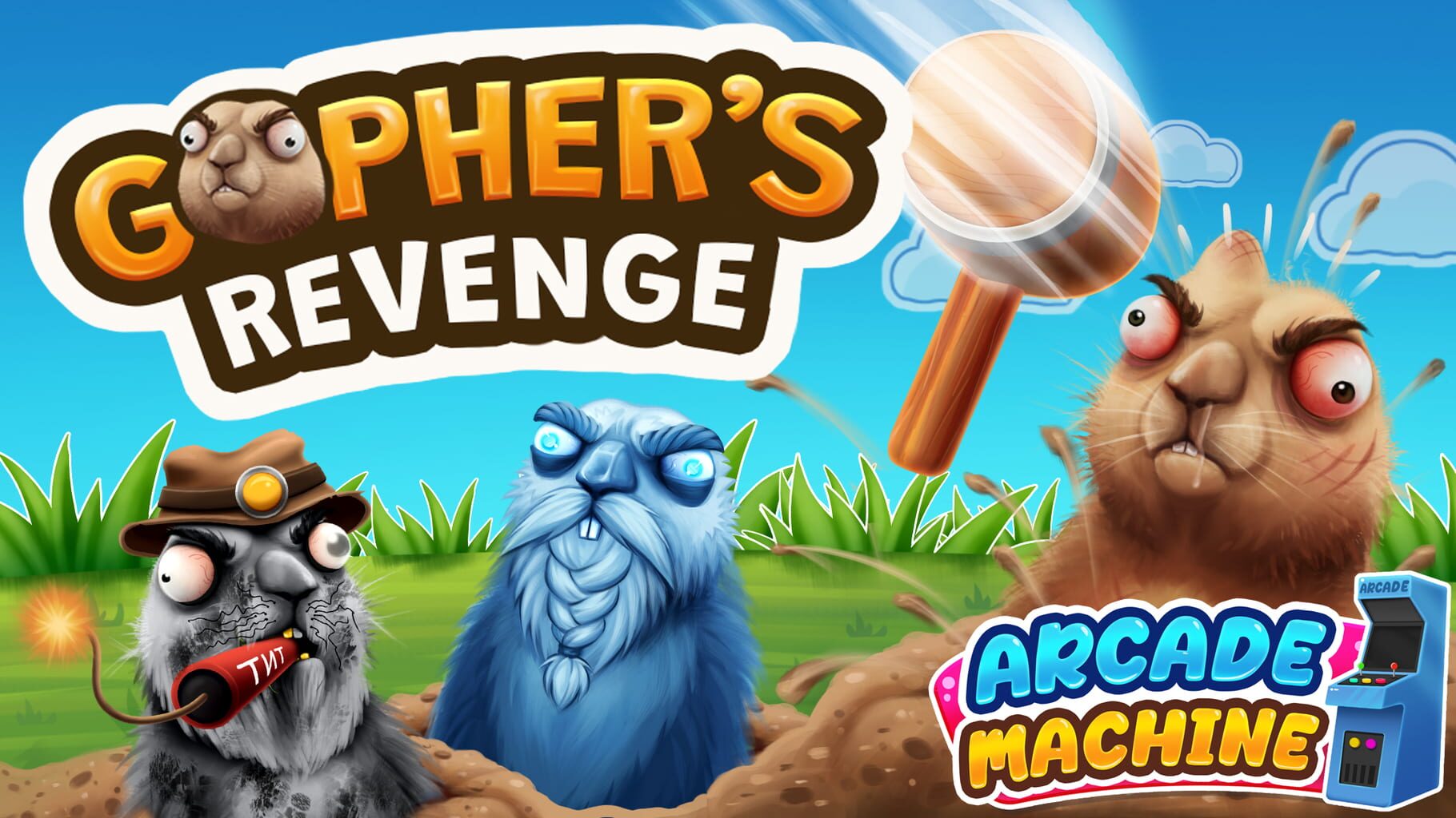Arcade Machine: Gopher's Revenge artwork
