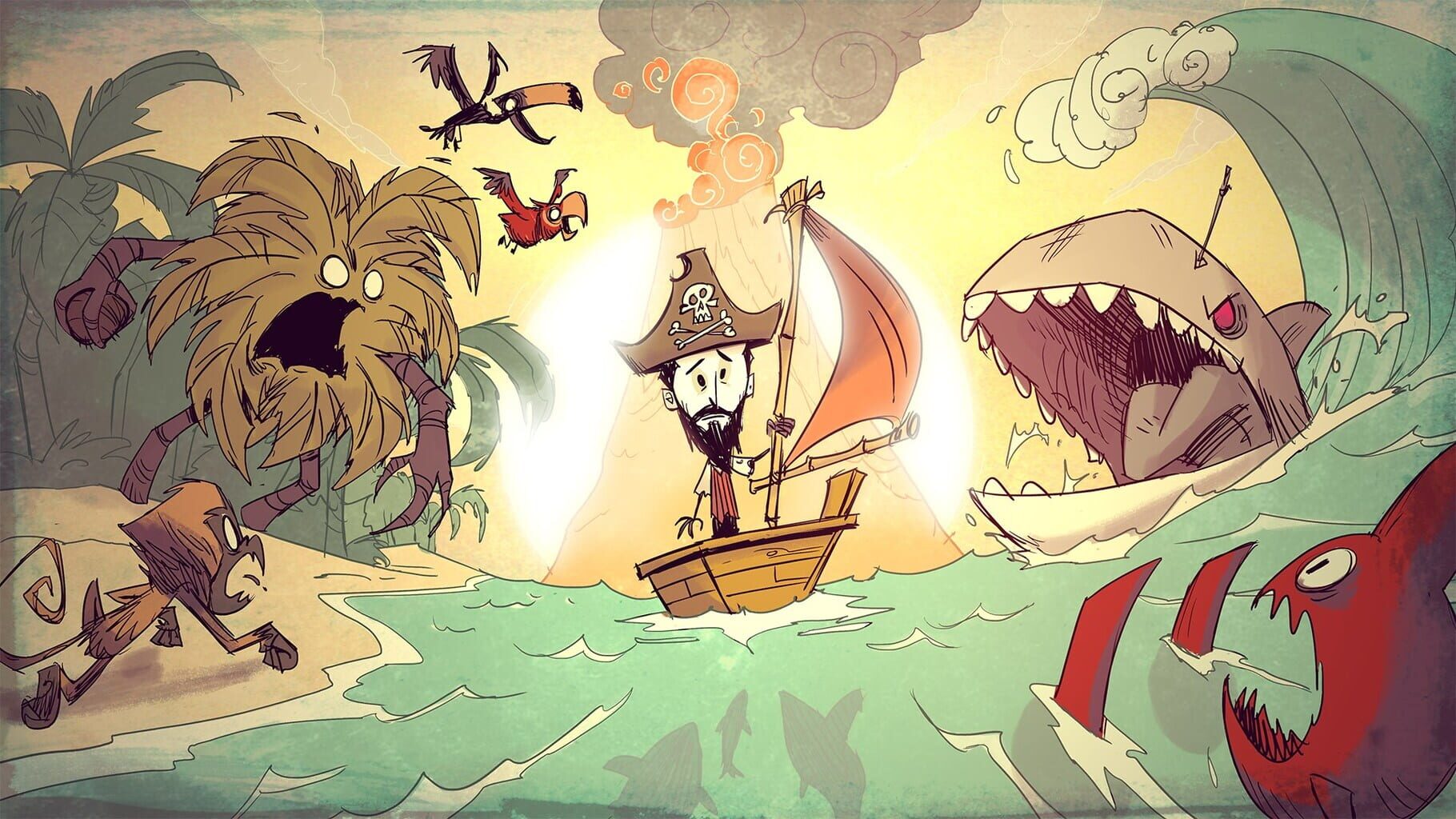 Arte - Don't Starve: Shipwrecked - Console Edition