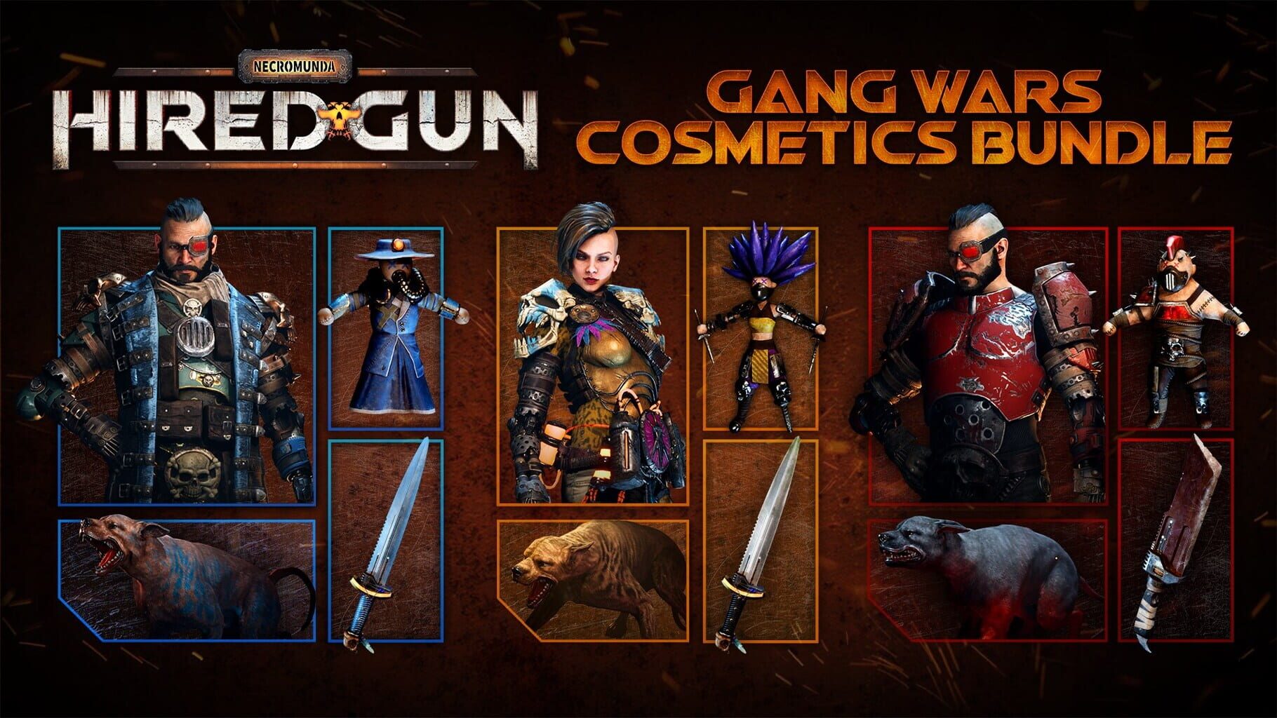 Arte - Necromunda: Hired Gun - Gang Wars Cosmetics Bundle
