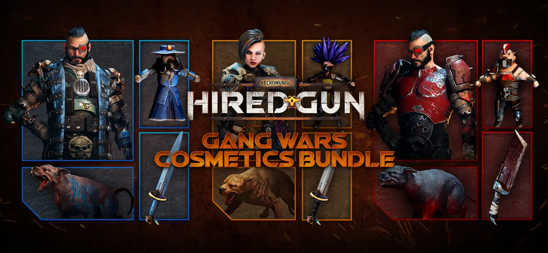 Arte - Necromunda: Hired Gun - Gang Wars Cosmetics Bundle