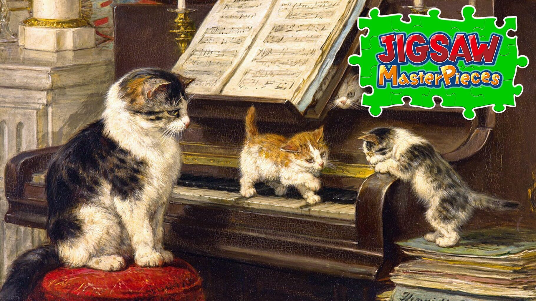 Jigsaw Masterpieces: Masterpieces of World - Dogs and Cats in the Painting artwork