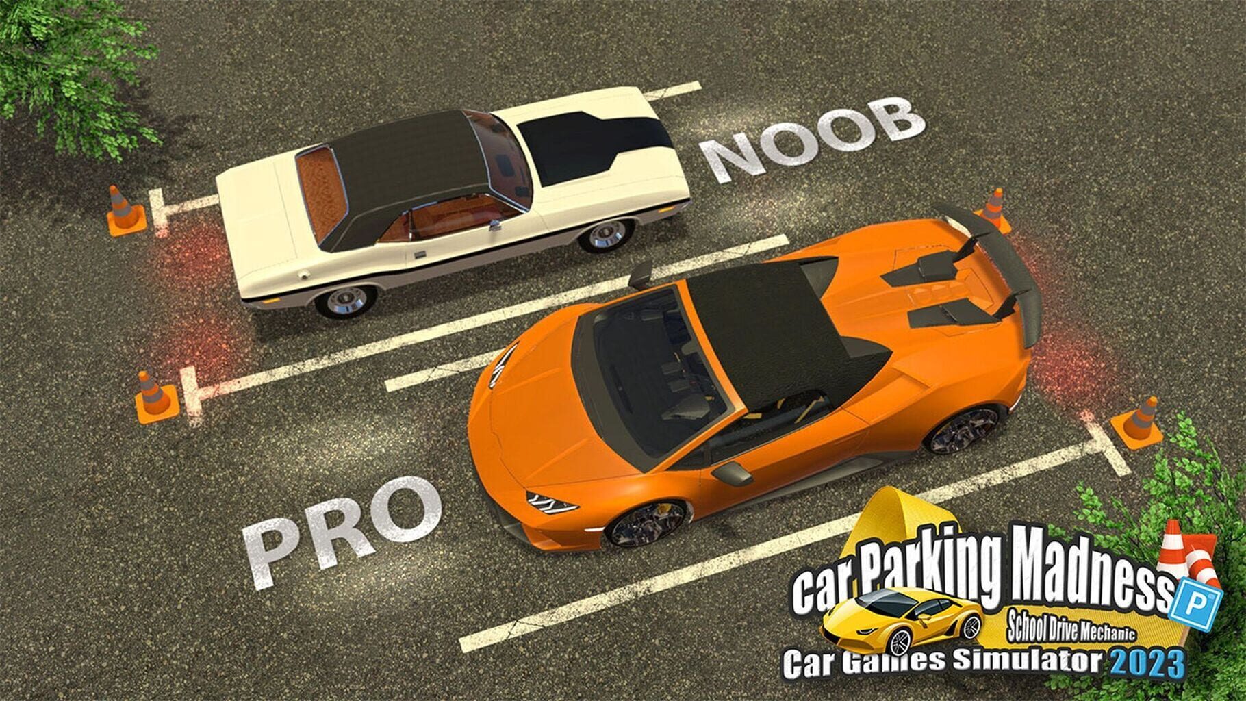 Car Parking Madness School Drive Mechanic Car Games Simulator 2023 artwork
