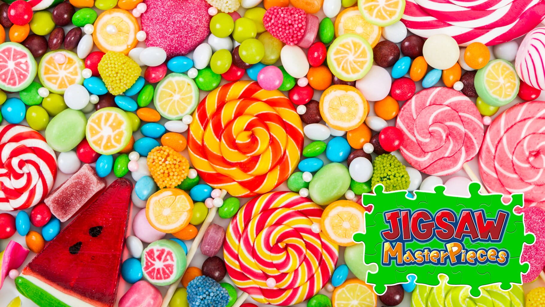 Jigsaw Masterpieces: Colorful Sweets artwork