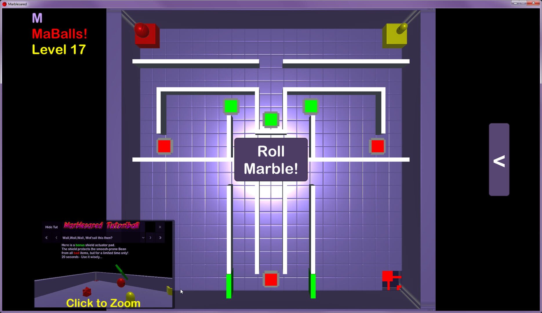 Marblesared - Screenshot