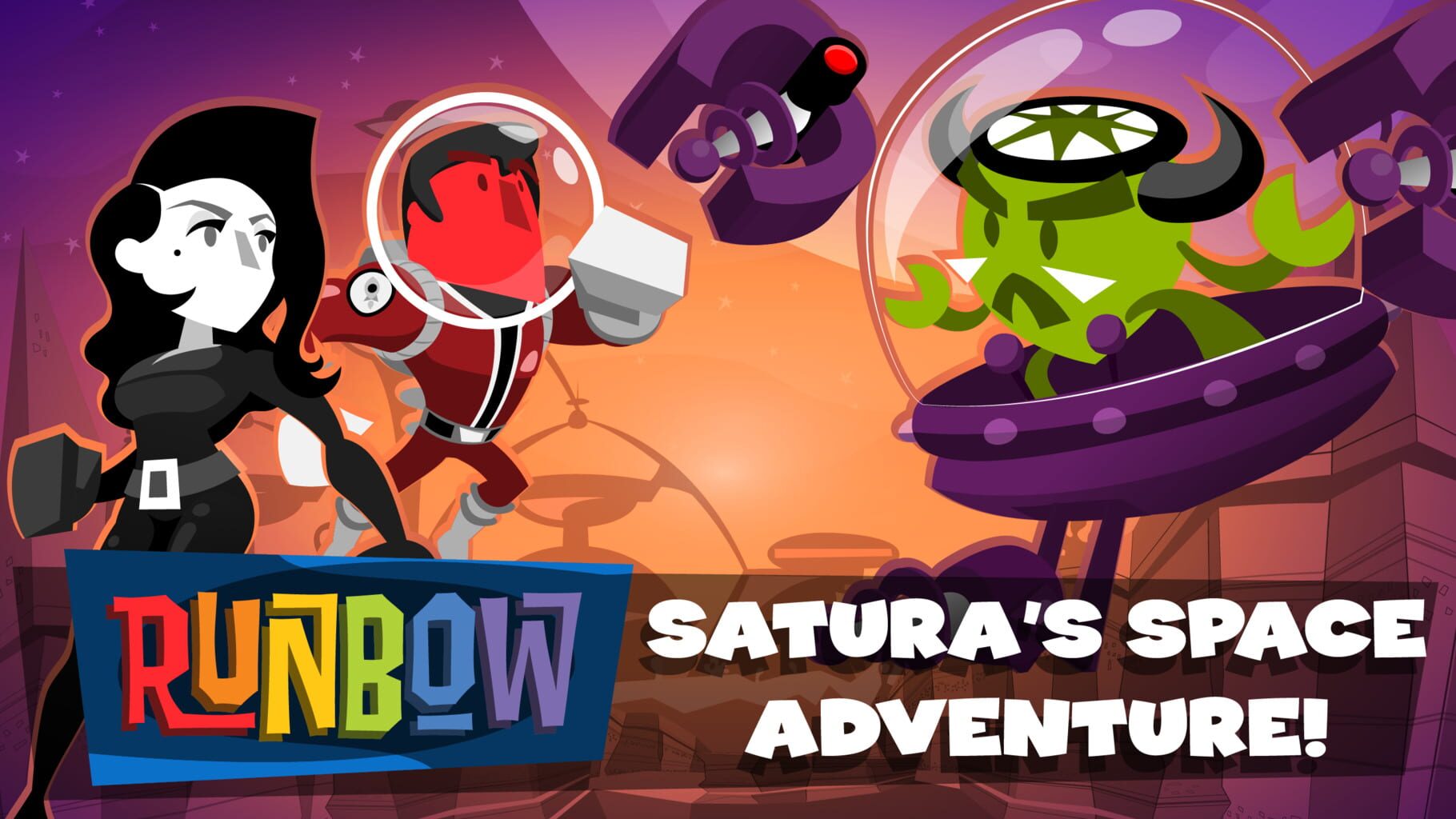 Runbow: Satura's Space Adventure artwork