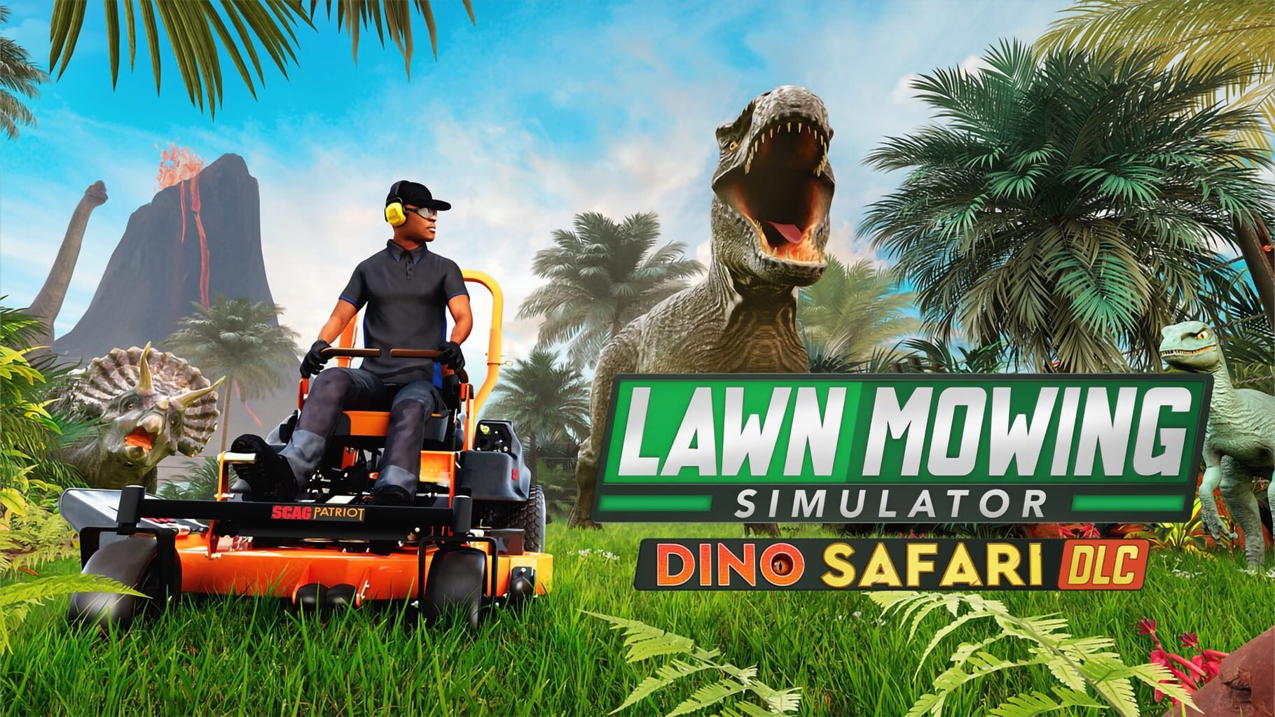 Lawn Mowing Simulator: Dino Safari artwork