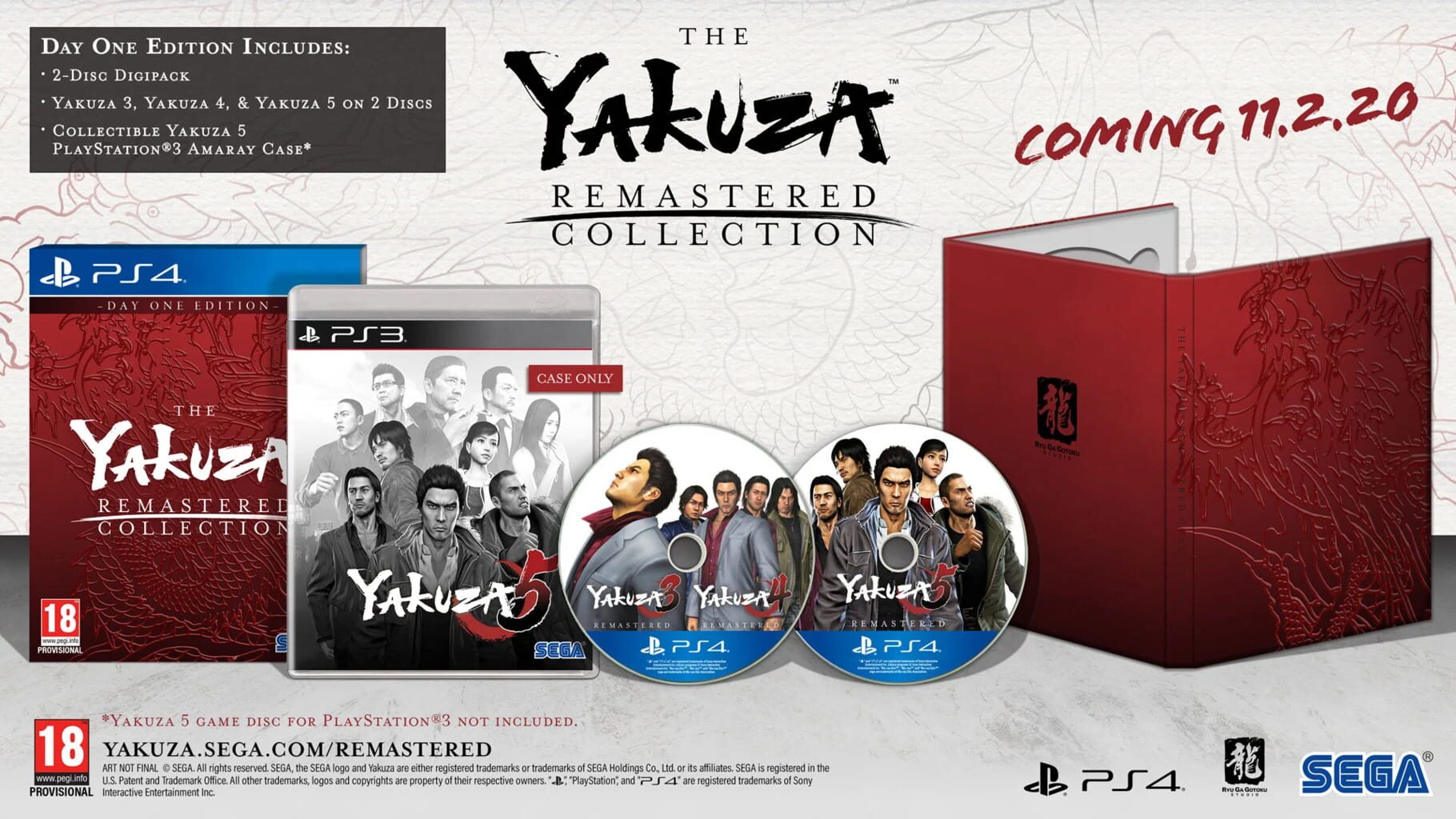 Arte - The Yakuza Remastered Collection: Day One Edition