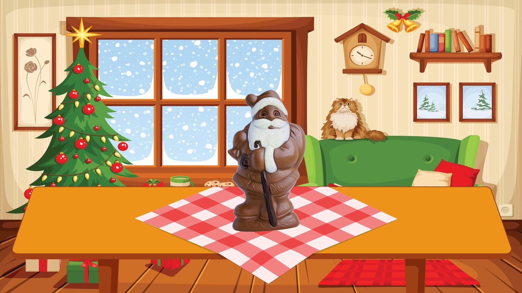 Arte - The Jumping Choco Santa