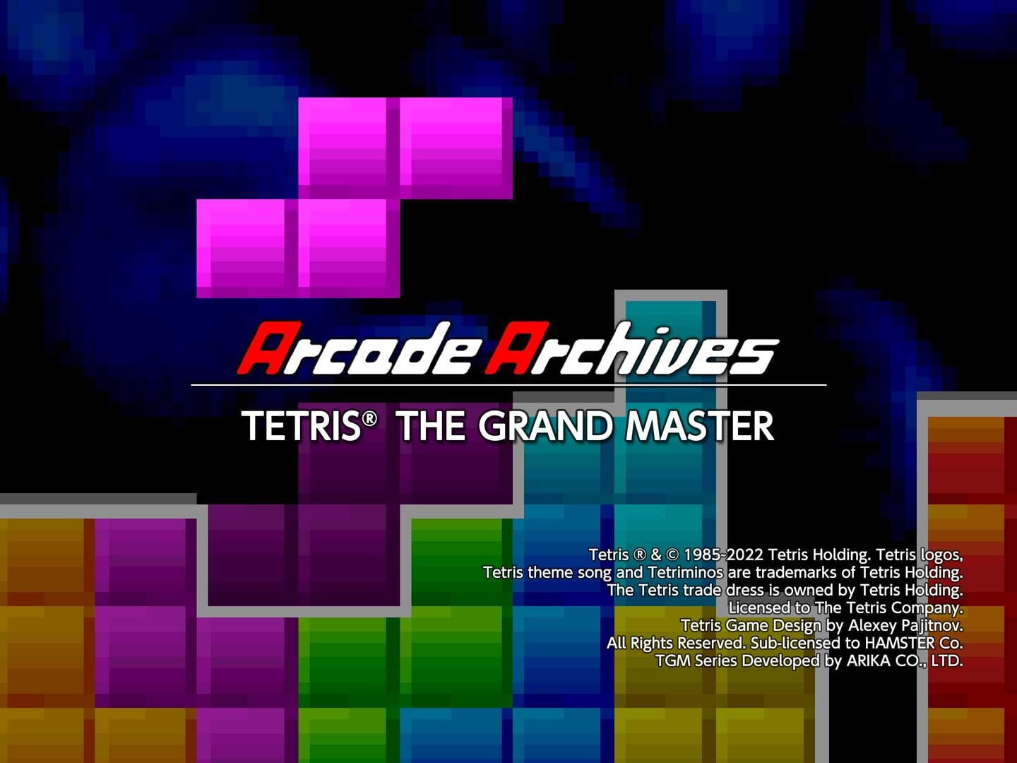 Arte - Arcade Archives: Tetris the Grand Master