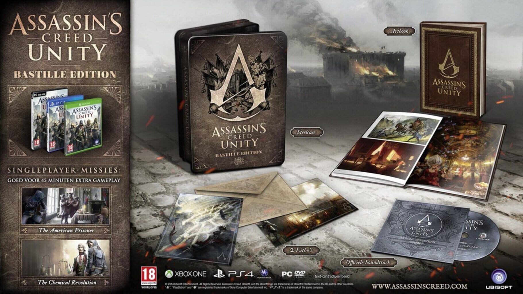 Arte - Assassin's Creed: Unity - Bastille Edition