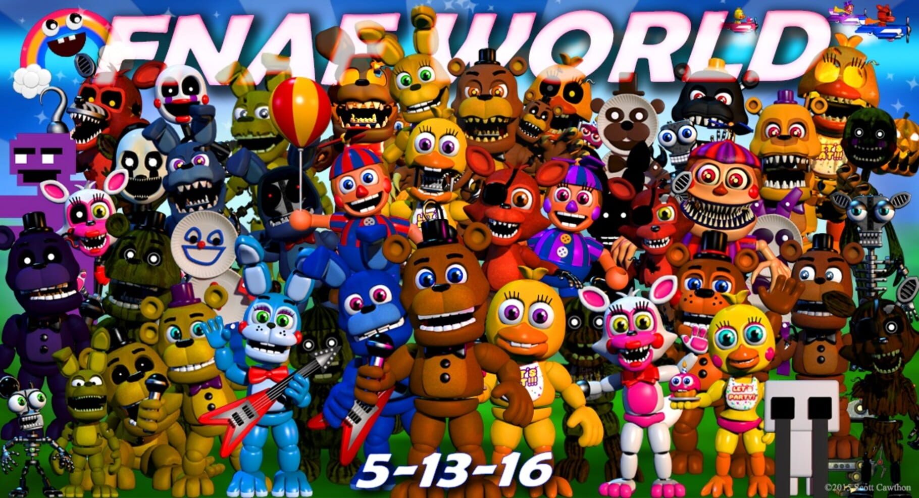 Arte - FNaF World: Update 2