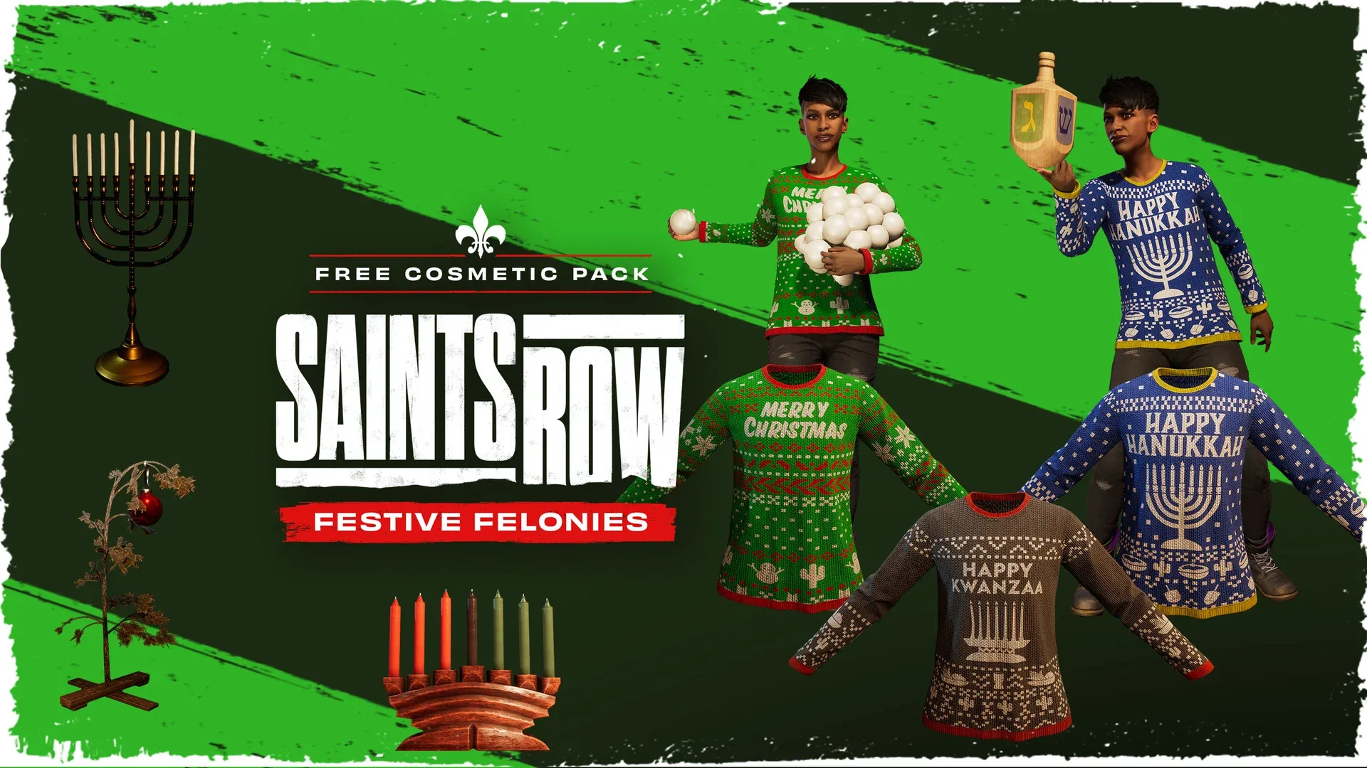 Saints Row: Festive Felonies Cosmetic Pack