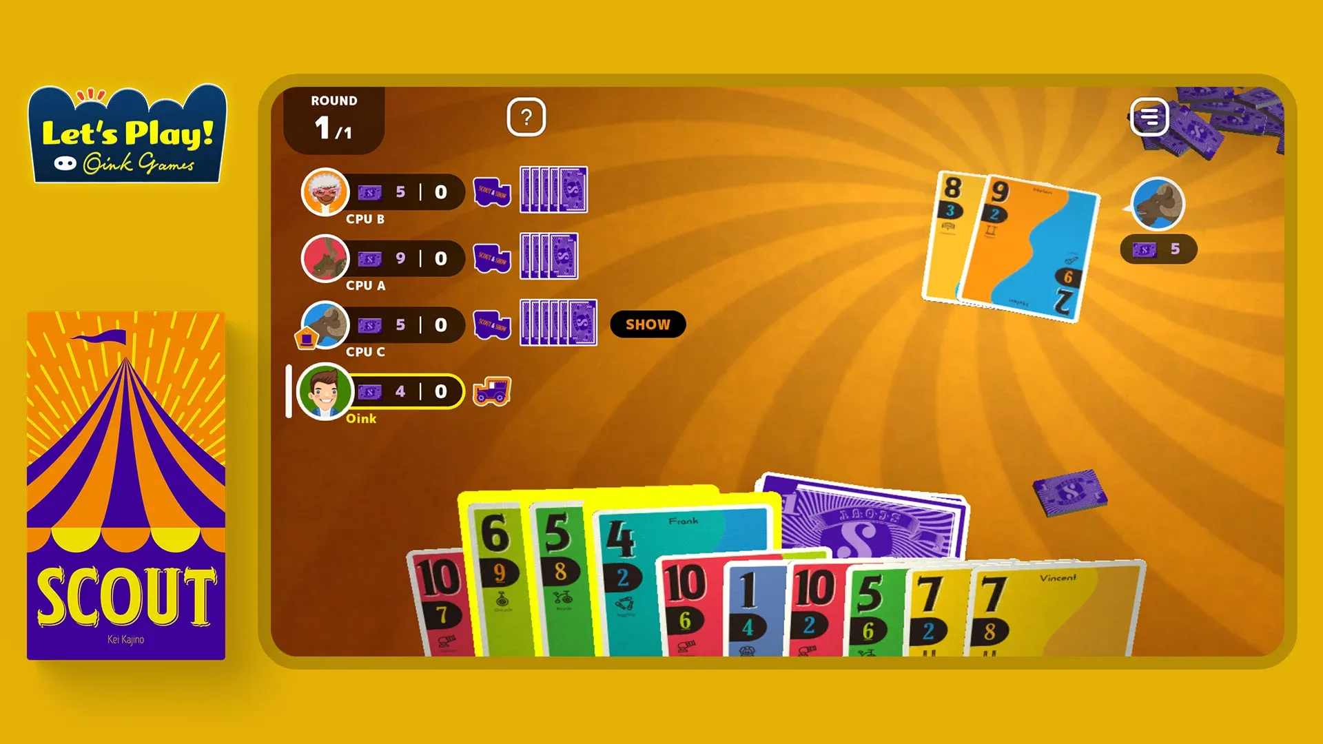 Let's Play! Oink Games: Scout