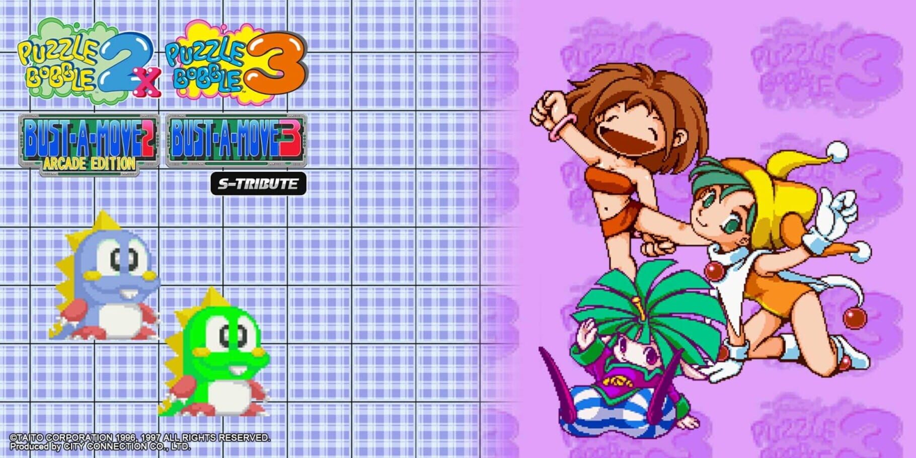 Puzzle Bobble 2X/Bust-A-Move 2: Arcade Edition & Puzzle Bobble 3/Bust-A-Move 3: S-Tribute artwork