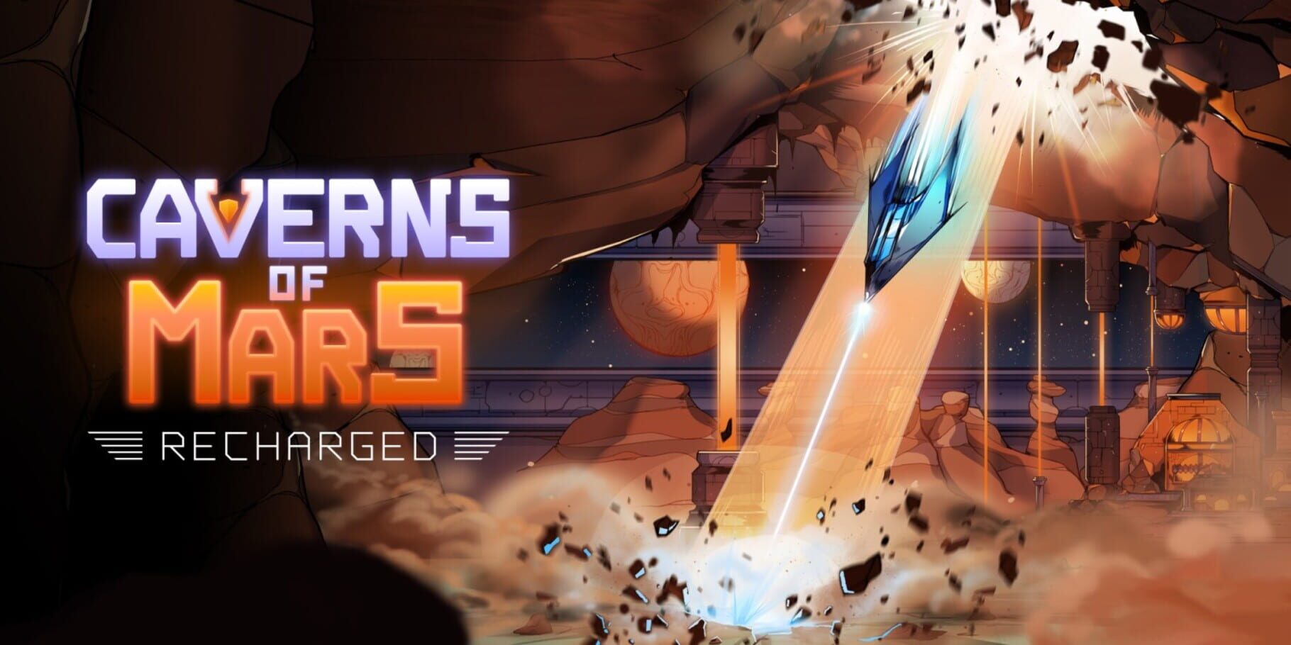 Caverns of Mars: Recharged artwork