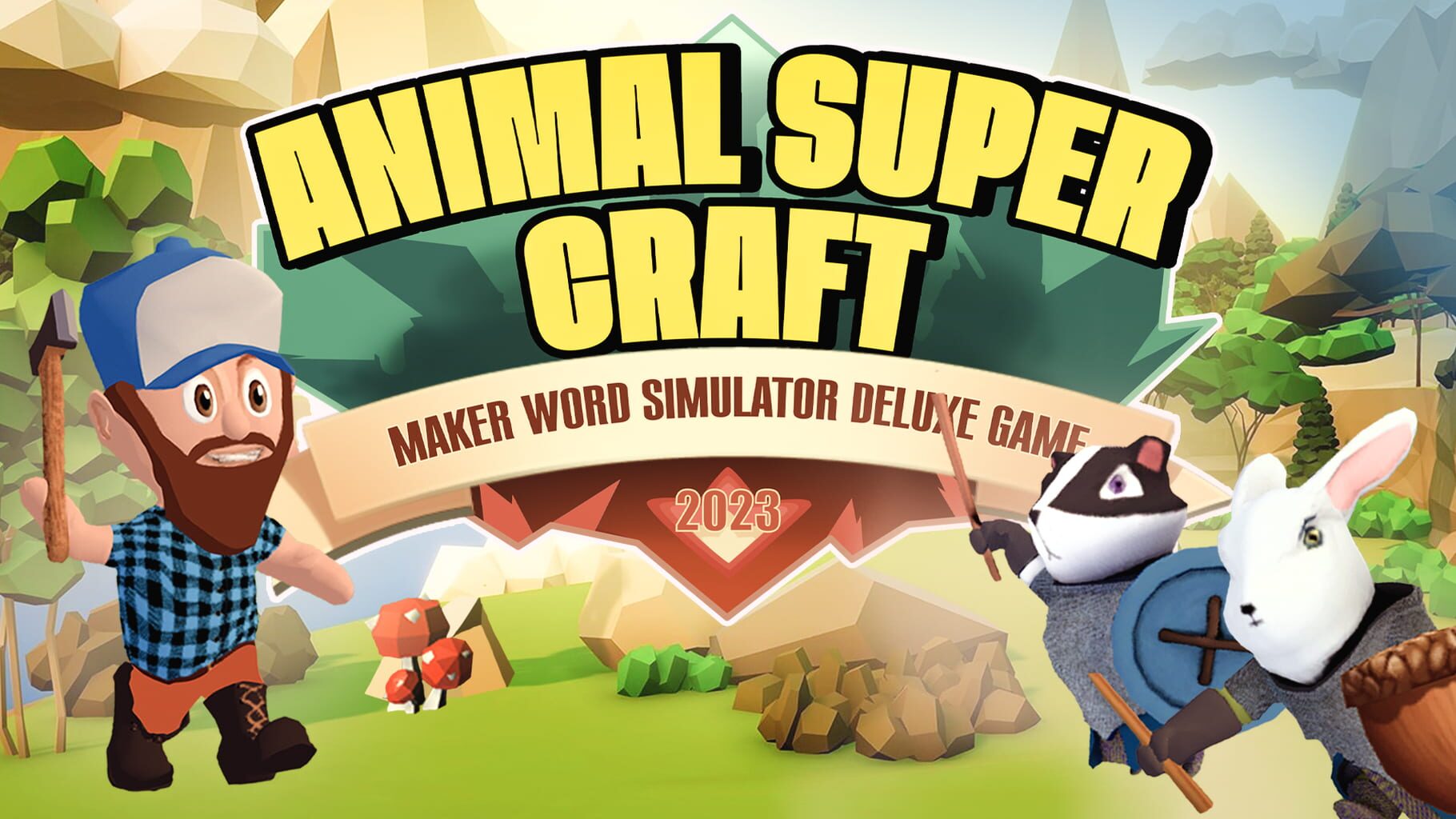 Animal Super Craft: Maker Word Simulator Deluxe Game 2023 artwork