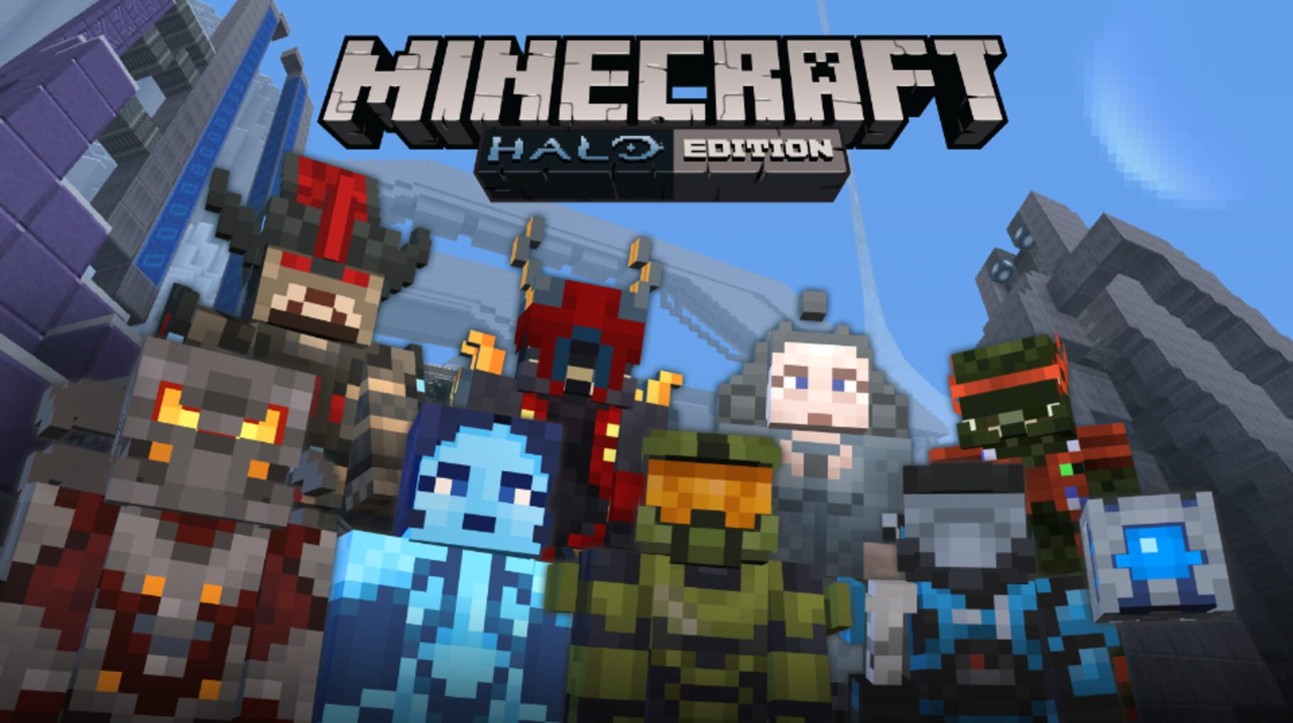 Minecraft: Master Chief Mash-up artwork