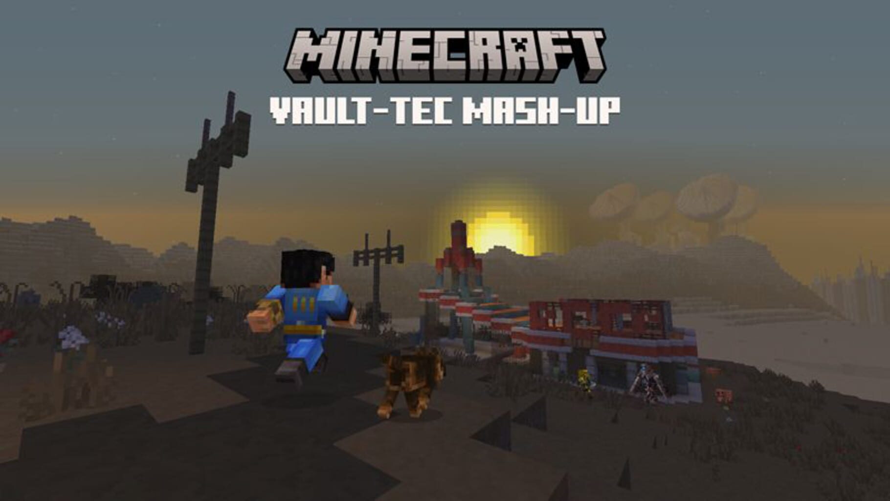 Minecraft: Vault-Tec Mash-up artwork