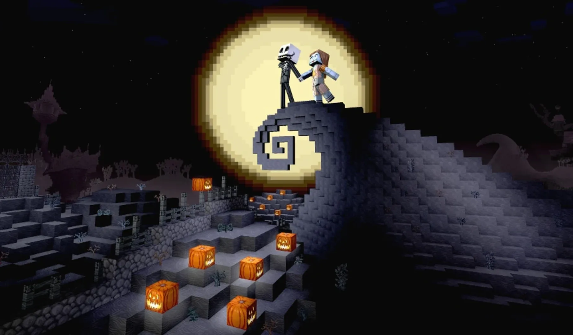 Arte - Minecraft: The Nightmare Before Christmas Mash-up