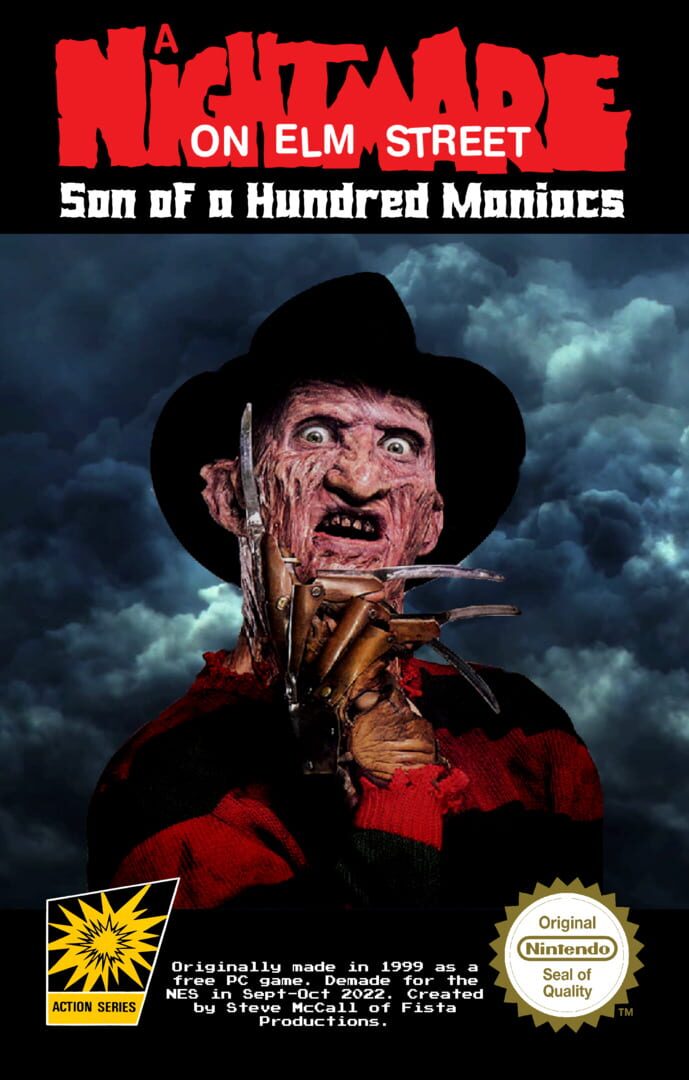 Arte - A Nightmare on Elm Street: Son of a Hundred Maniacs Demake