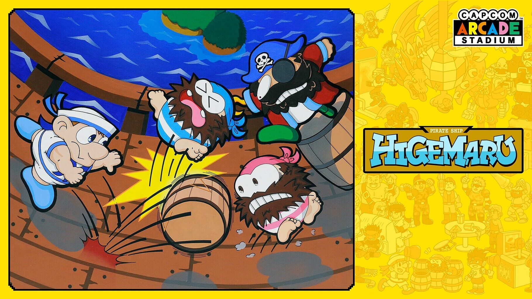 Capcom Arcade Stadium: Pirate Ship Higemaru artwork