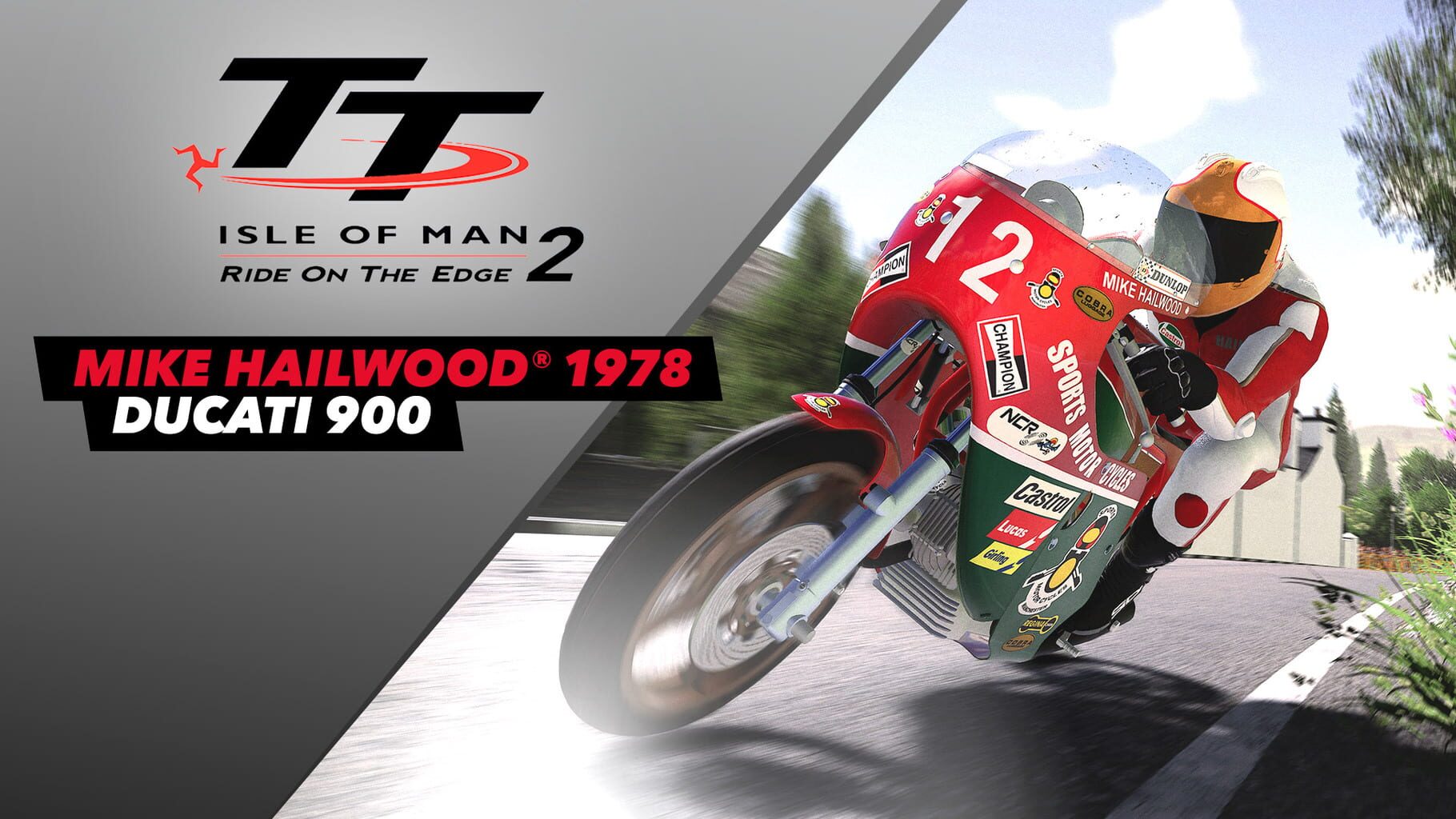 TT Isle of Man: Ride on the Edge 2 - Ducati 900SS TT: Mike Hailwood 1978 artwork