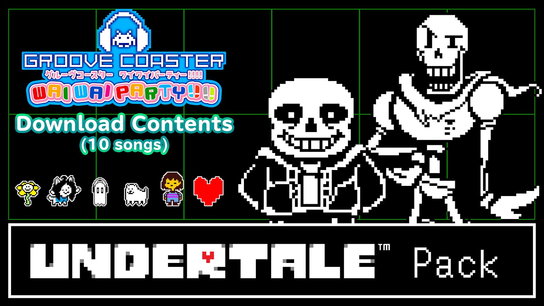 Groove Coaster: Wai Wai Party!!!! - Undertale Pack artwork