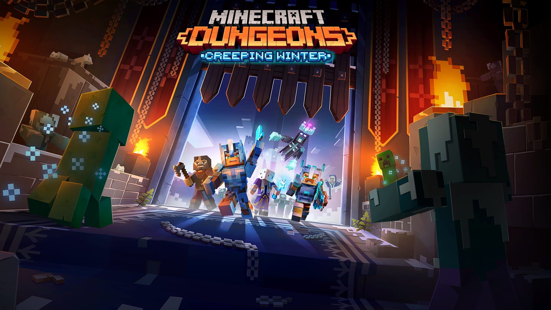 Minecraft Dungeons: Creeping Winter artwork