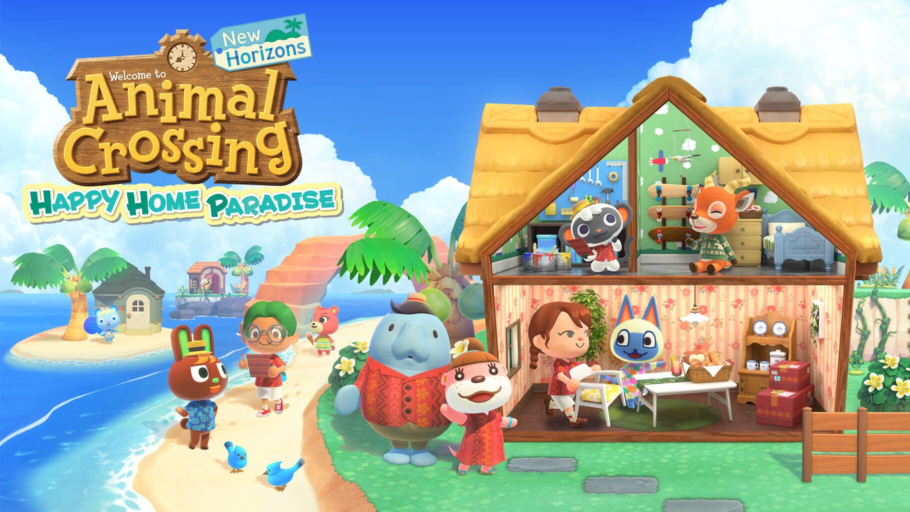 Animal Crossing: New Horizons - Happy Home Paradise artwork