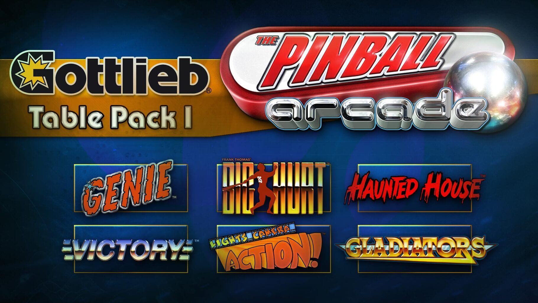 Arte - Pinball Arcade: Gottlieb Pack 1