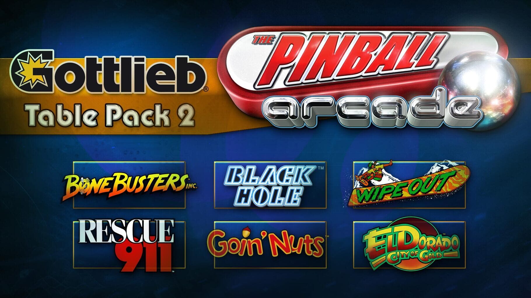 Arte - Pinball Arcade: Gottlieb Pack 2