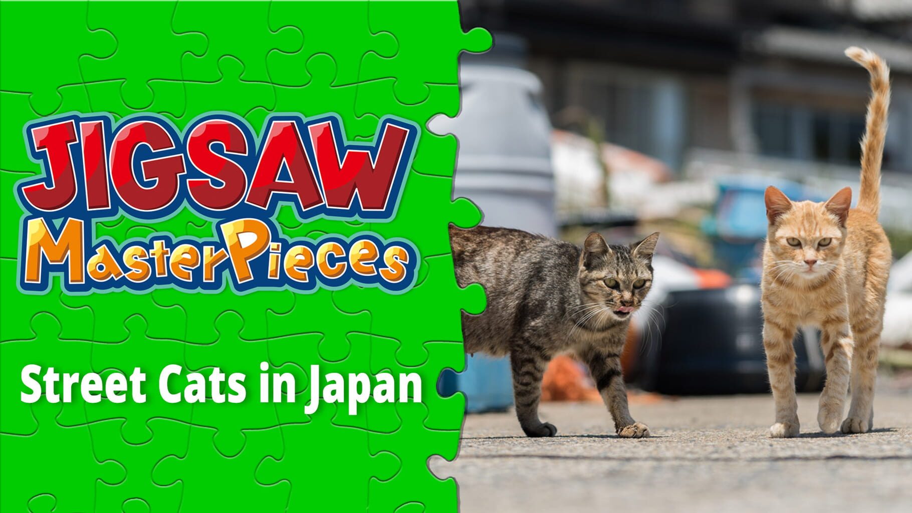 Jigsaw Masterpieces: Street Cats in Japan artwork