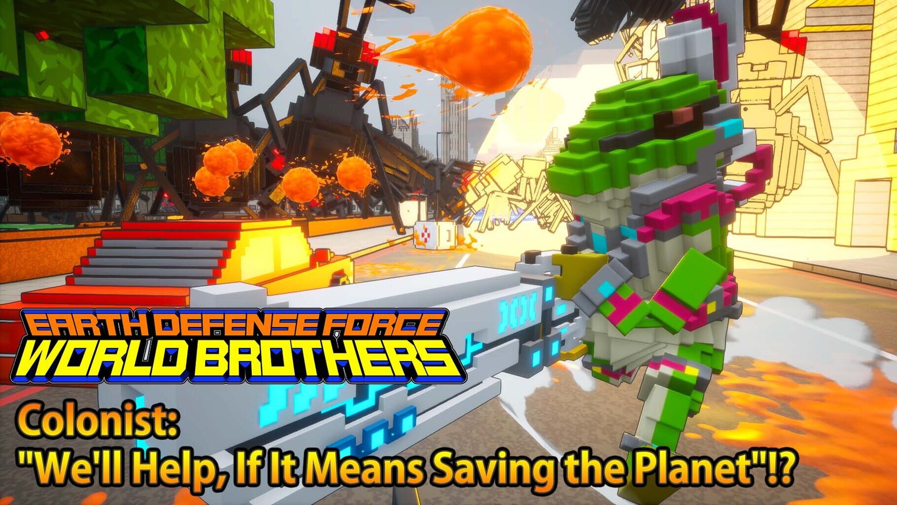 Earth Defense Force: World Brothers - Colonist: "We'll Help, If It Means Saving the Planet"!? artwork