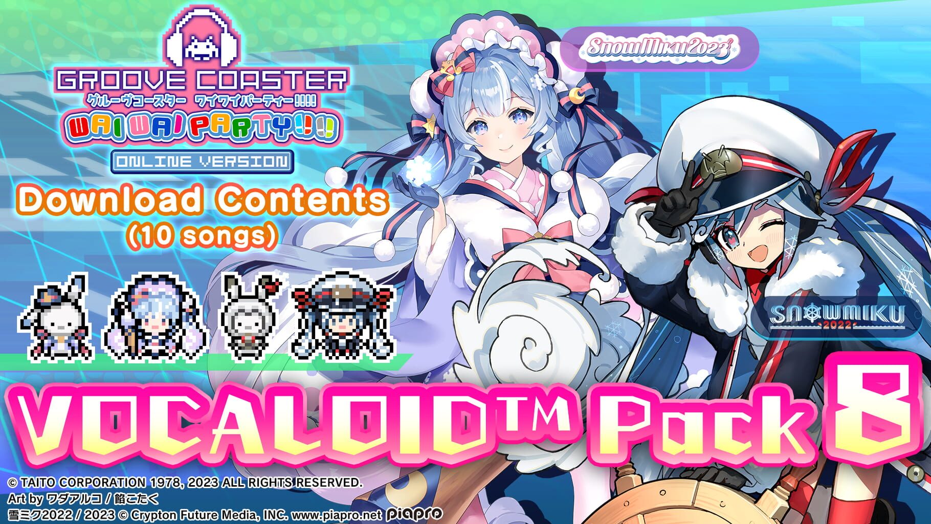 Groove Coaster: Wai Wai Party!!!! - Vocaloid Pack 8 artwork