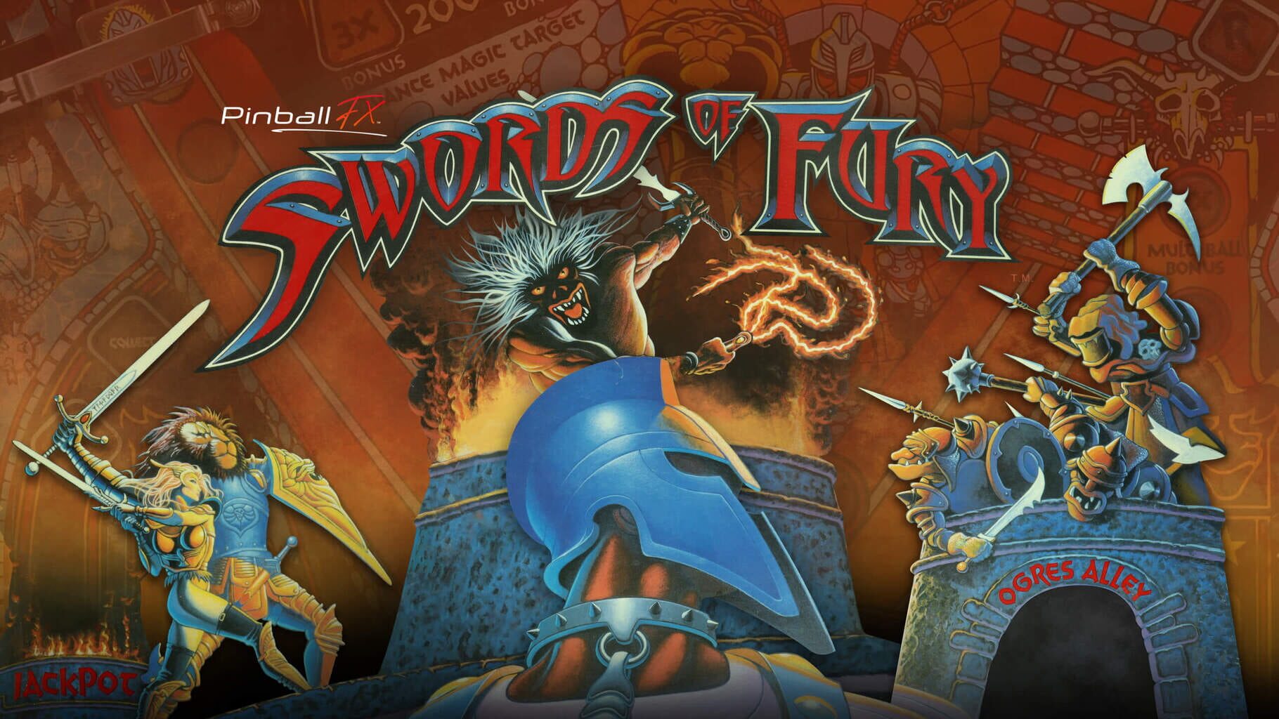 Pinball FX: Williams Pinball - Swords of Fury artwork