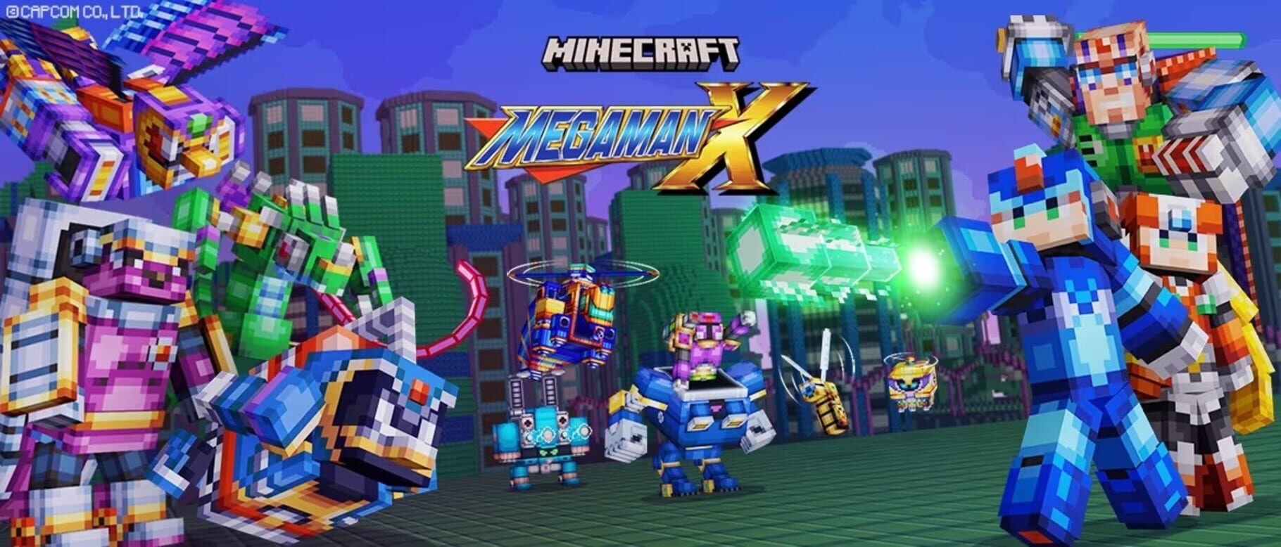Minecraft: Mega Man X artwork