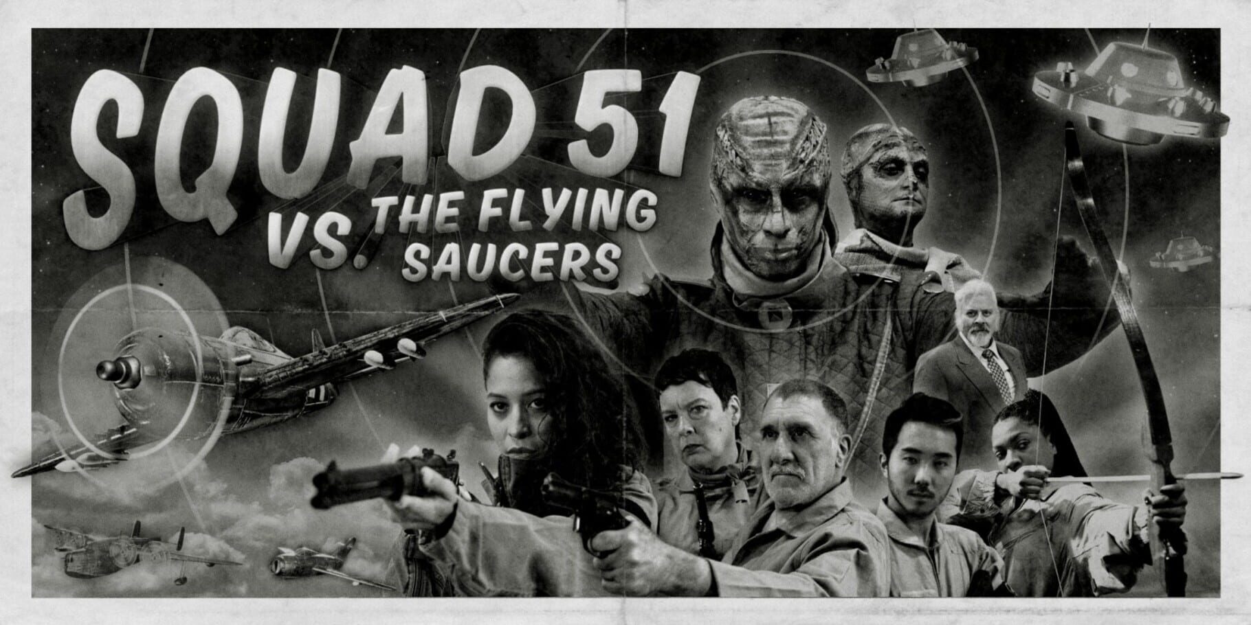 Squad 51 vs. the Flying Saucers artwork