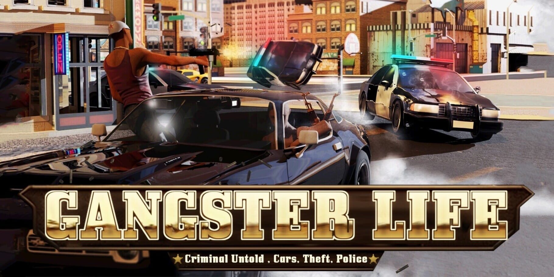 Arte - Gangster Life: Criminal Untold , Cars, Theft, Police
