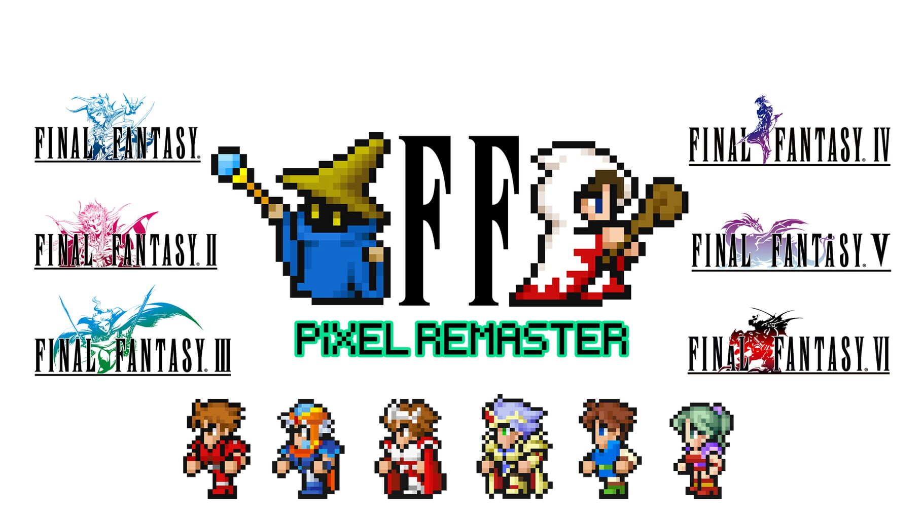 Final Fantasy I-VI Bundle artwork